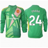 Fotballdrakt Herre Manchester United Andre Onana #24 Keeper Tredjedrakt 2024-25 Langermet
